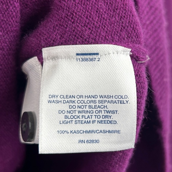 Lands End Cashmere Cardigan - Picture 3 of 4